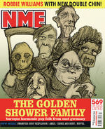 The Golden Shower Family auf dem Titel des britischen NME